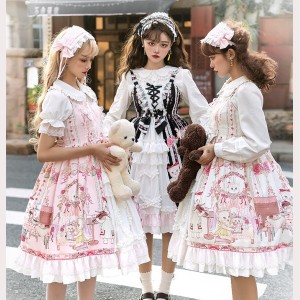Kitty Tea Party Sweet Lolita Dress JSK (UN17)